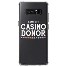 DistinctInk® Clear Shockproof Hybrid Case for Apple iPhone / Samsung Galaxy / Google Pixel - Casino Donor - Blackjack Gambling