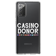 DistinctInk® Clear Shockproof Hybrid Case for Apple iPhone / Samsung Galaxy / Google Pixel - Casino Donor - Blackjack Gambling