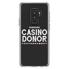 DistinctInk® Clear Shockproof Hybrid Case for Apple iPhone / Samsung Galaxy / Google Pixel - Casino Donor - Blackjack Gambling