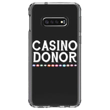 DistinctInk® Clear Shockproof Hybrid Case for Apple iPhone / Samsung Galaxy / Google Pixel - Casino Donor - Blackjack Gambling