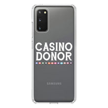 DistinctInk® Clear Shockproof Hybrid Case for Apple iPhone / Samsung Galaxy / Google Pixel - Casino Donor - Blackjack Gambling