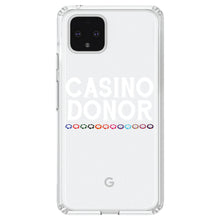 DistinctInk® Clear Shockproof Hybrid Case for Apple iPhone / Samsung Galaxy / Google Pixel - Casino Donor - Blackjack Gambling