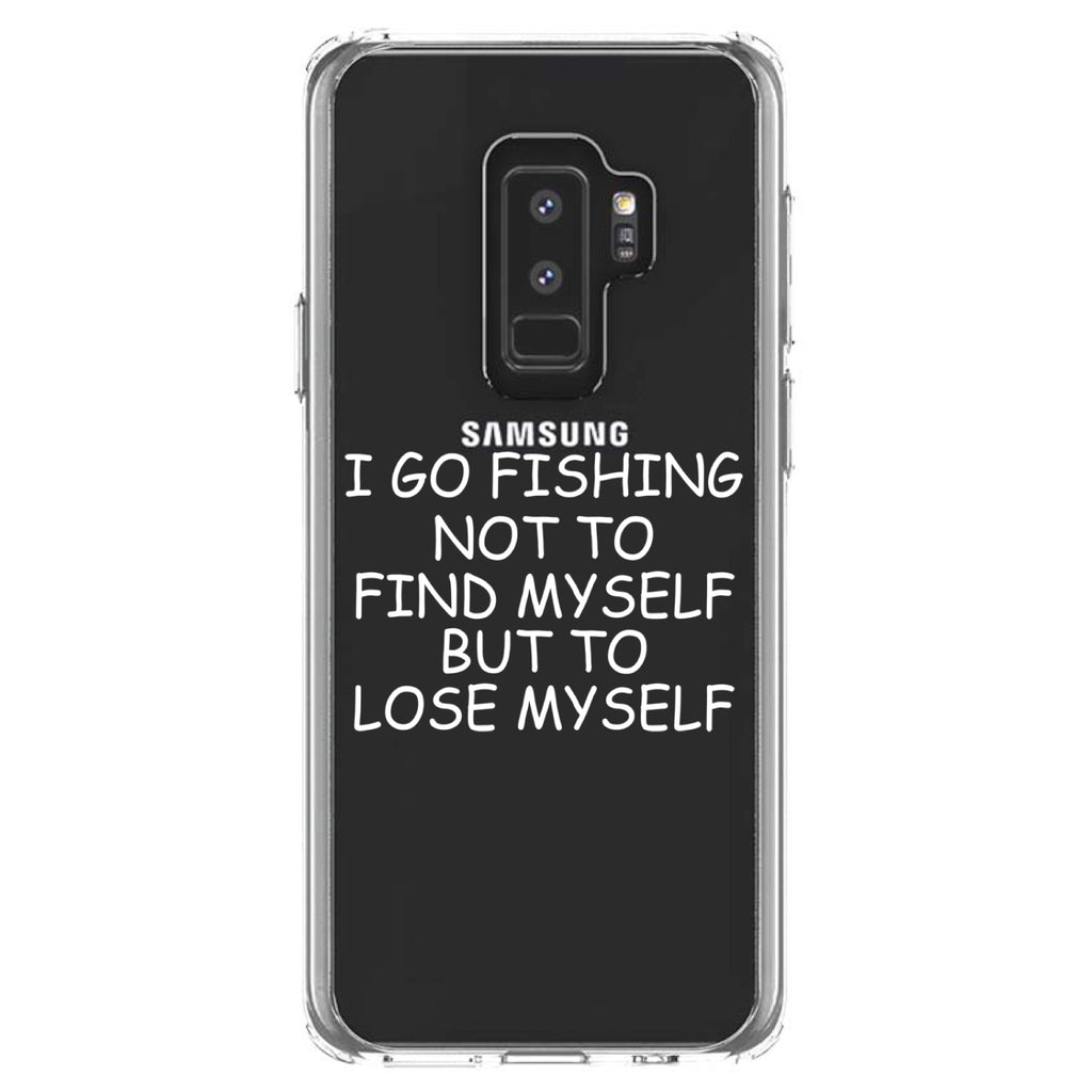 Go Fishing Not to Find Myself to Lose Myself Clear Shockproof iPhone Case, view 20