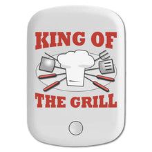 DistinctInk Magnetic Battery Pack, Wireless Portable Charger with USB-C Cable, Compatible with MagSafe iPhone 14 / 13 / 12 Series - King of the Grill BBQ Barbecue