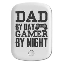 DistinctInk Magnetic Battery Pack, Wireless Portable Charger with USB-C Cable, Compatible with MagSafe iPhone 14 / 13 / 12 Series - Dad By Day Gamer By Night
