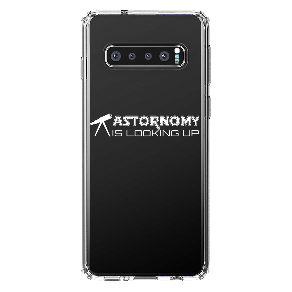 Astronomy is Looking Up Clear Shockproof iPhone Case, view 17