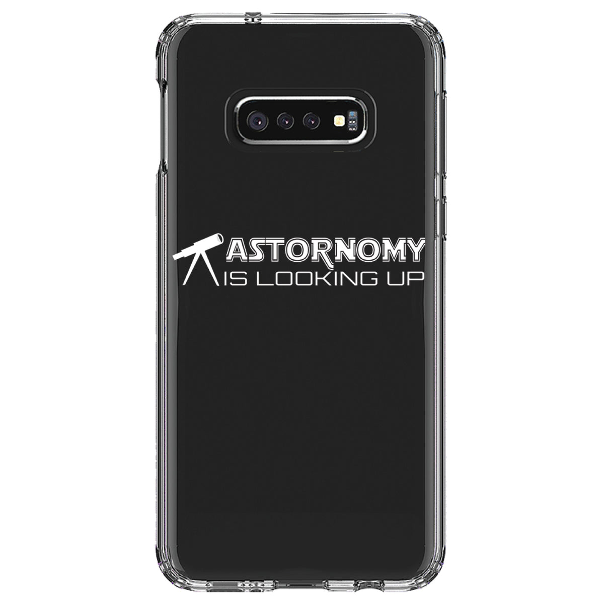 Astronomy is Looking Up Clear Shockproof iPhone Case, view 18