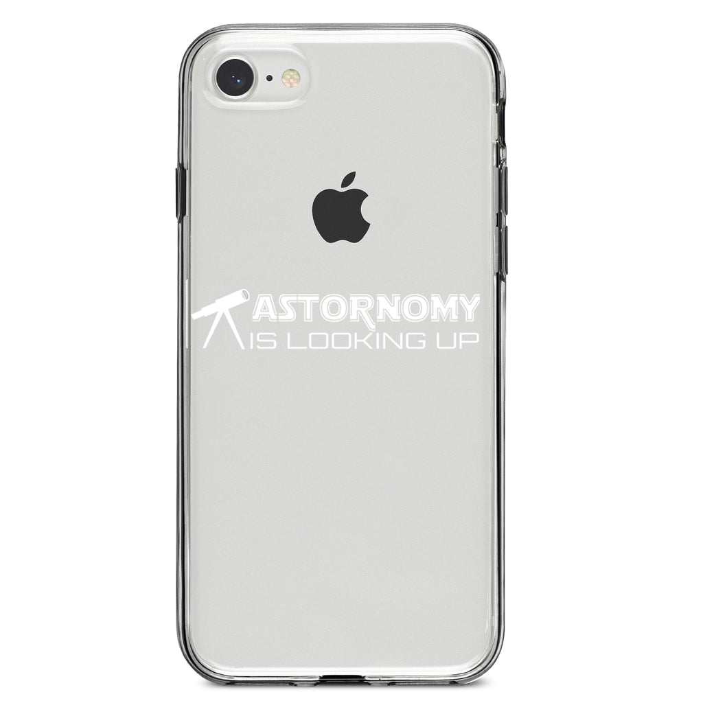 Astronomy is Looking Up Clear Shockproof iPhone Case, view 5