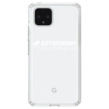 DistinctInk® Clear Shockproof Hybrid Case for Apple iPhone / Samsung Galaxy / Google Pixel - Astronomy is Looking Up