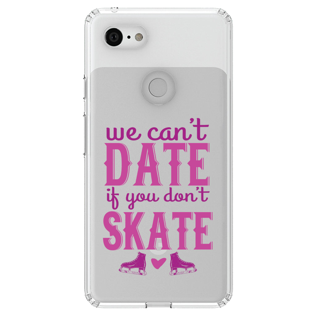 We Can't Date If You Don't Skate Clear Shockproof iPhone Case, view 21