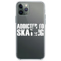 Addicted to Skating Clear Shockproof iPhone Case