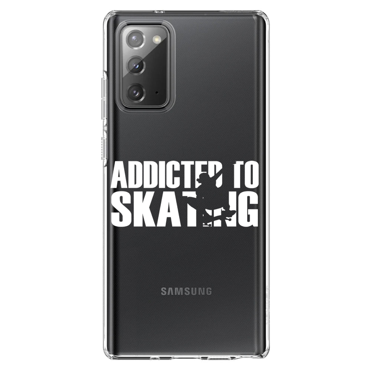 Addicted to Skating Clear Shockproof iPhone Case, view 8