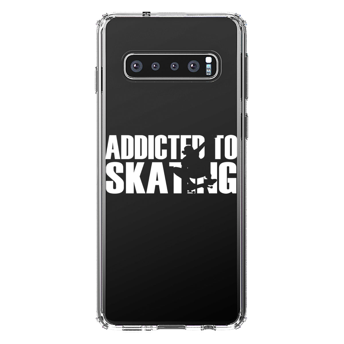 Addicted to Skating Clear Shockproof iPhone Case, view 17