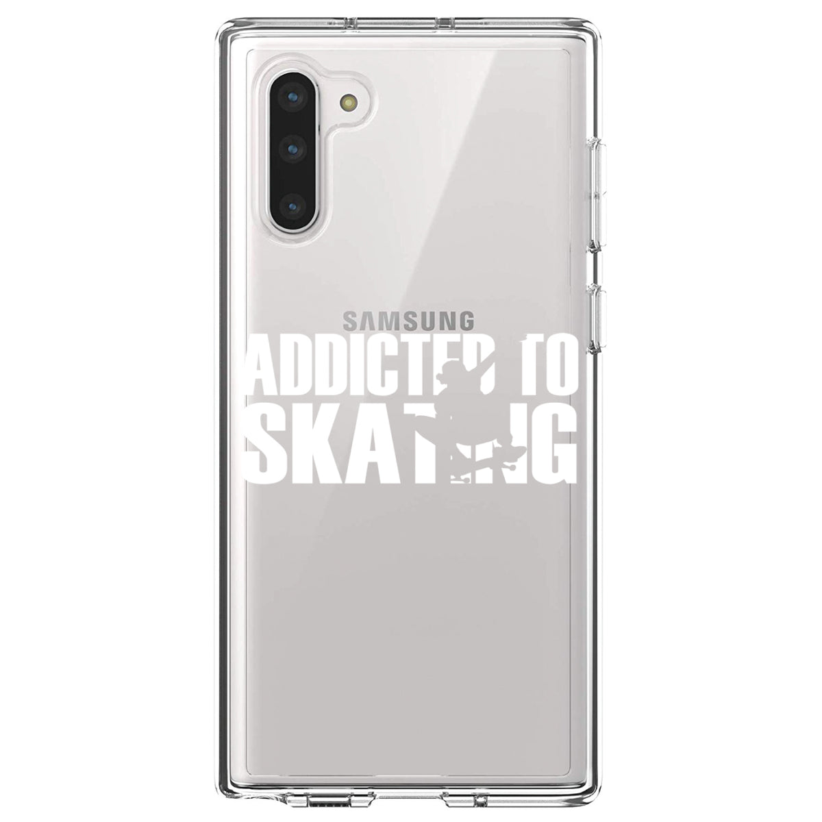Addicted to Skating Clear Shockproof iPhone Case, view 9