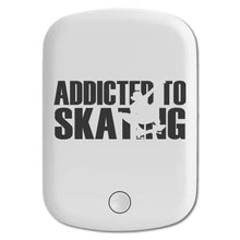 DistinctInk Magnetic Battery Pack, Wireless Portable Charger with USB-C Cable, Compatible with MagSafe iPhone 14 / 13 / 12 Series - Addicted to Skating