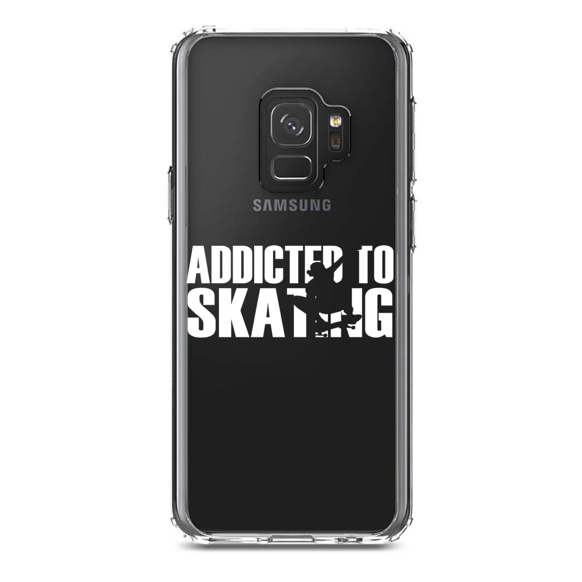 Addicted to Skating Clear Shockproof iPhone Case, view 19