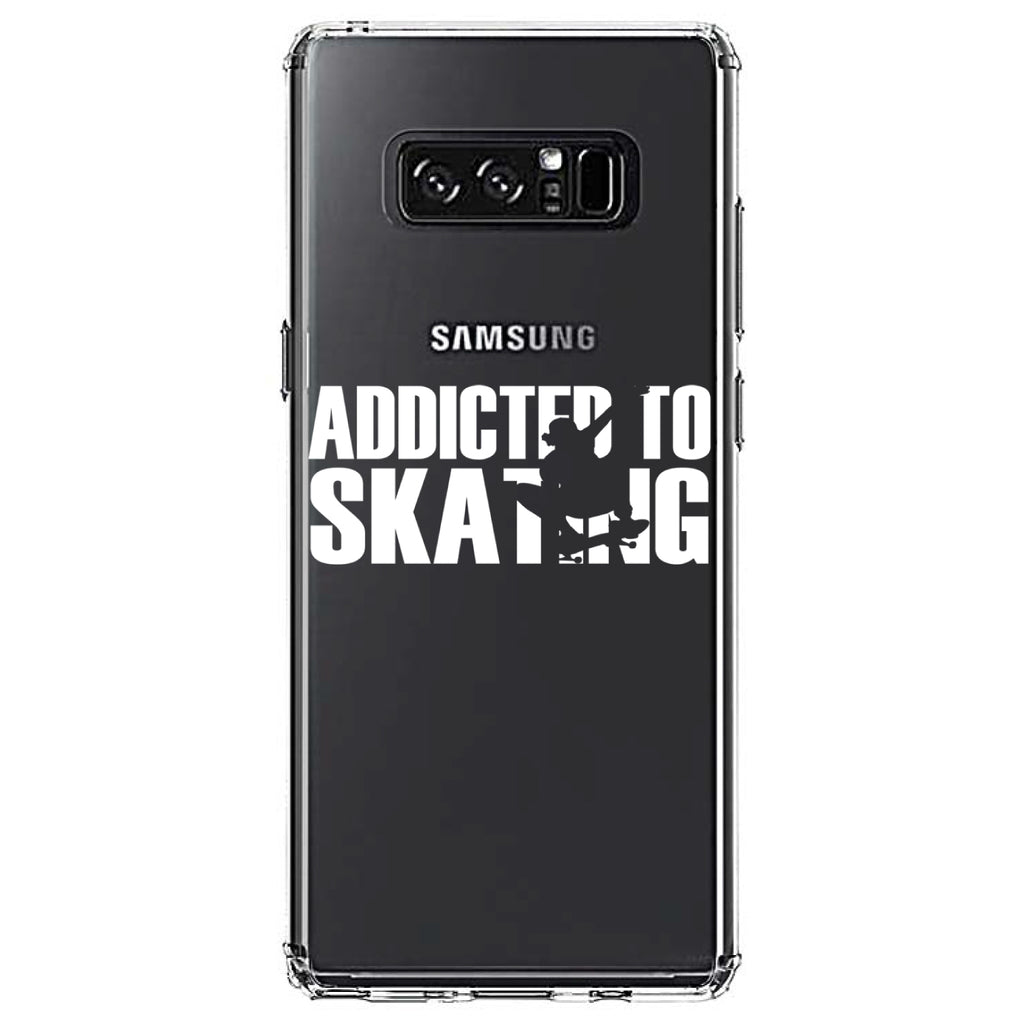 Addicted to Skating Clear Shockproof iPhone Case, view 12