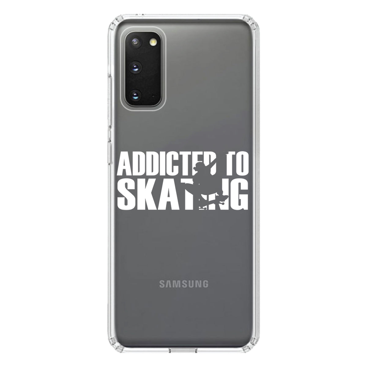 Addicted to Skating Clear Shockproof iPhone Case, view 15