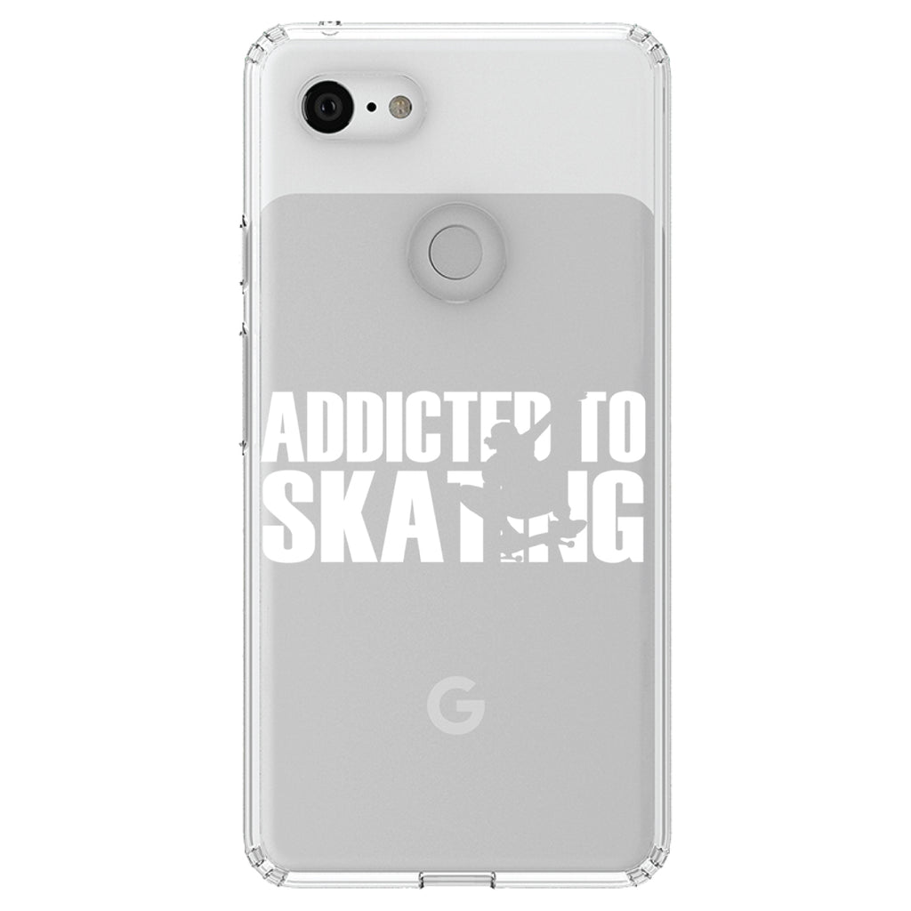 Addicted to Skating Clear Shockproof iPhone Case, view 22