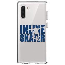 DistinctInk® Clear Shockproof Hybrid Case for Apple iPhone / Samsung Galaxy / Google Pixel - Inline Skater - Skating