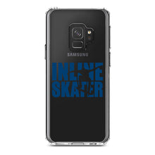 DistinctInk® Clear Shockproof Hybrid Case for Apple iPhone / Samsung Galaxy / Google Pixel - Inline Skater - Skating