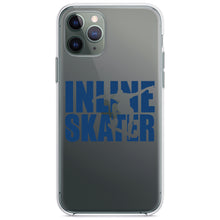 DistinctInk® Clear Shockproof Hybrid Case for Apple iPhone / Samsung Galaxy / Google Pixel - Inline Skater - Skating