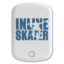 DistinctInk Magnetic Battery Pack, Wireless Portable Charger with USB-C Cable, Compatible with MagSafe iPhone 14 / 13 / 12 Series - Inline Skater - Skating