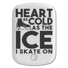 DistinctInk Magnetic Battery Pack, Wireless Portable Charger with USB-C Cable, Compatible with MagSafe iPhone 14 / 13 / 12 Series - Heart as Cold as the Ice I Skate On