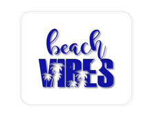 DistinctInk Custom Foam Rubber Mouse Pad - 1/4" Thick - Beach Vibes