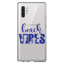 DistinctInk® Clear Shockproof Hybrid Case for Apple iPhone / Samsung Galaxy / Google Pixel - Beach Vibes