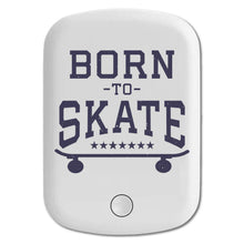 DistinctInk Magnetic Battery Pack, Wireless Portable Charger with USB-C Cable, Compatible with MagSafe iPhone 14 / 13 / 12 Series - Born to Skate - Skating