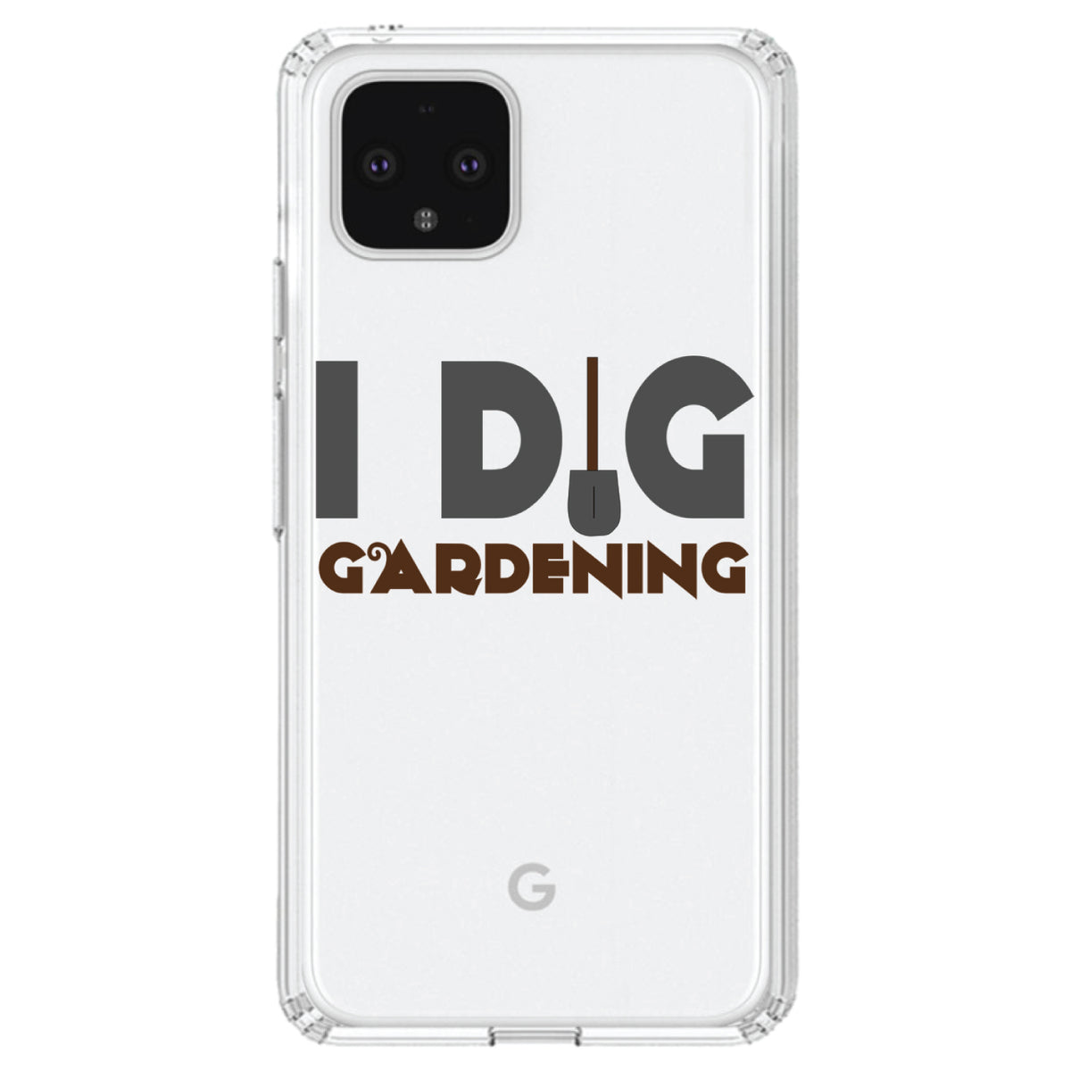 I Dig Gardening Clear Shockproof iPhone Case, view 24