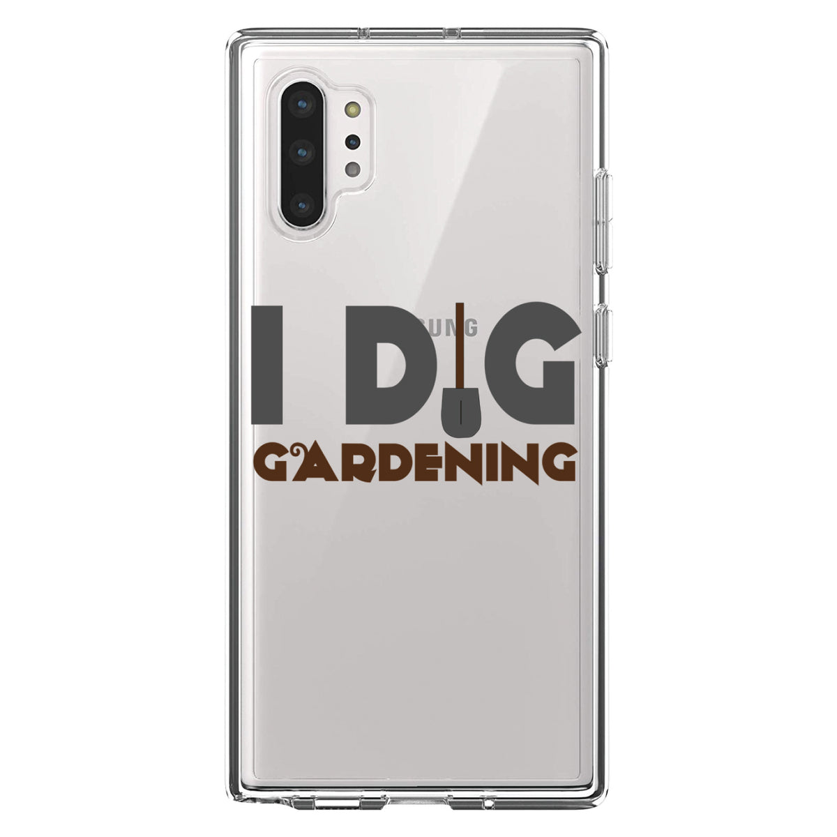 I Dig Gardening Clear Shockproof iPhone Case, view 10