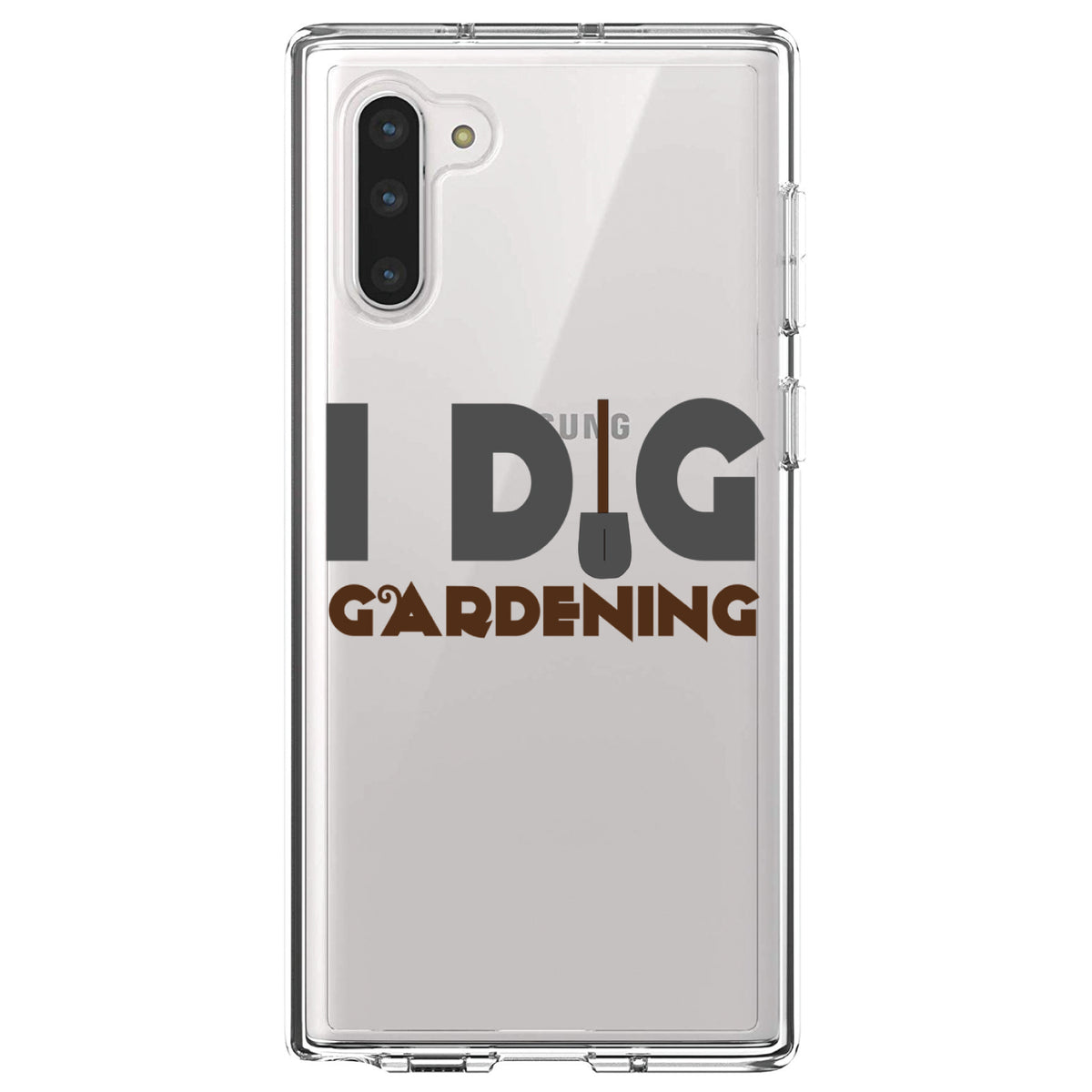 I Dig Gardening Clear Shockproof iPhone Case, view 9