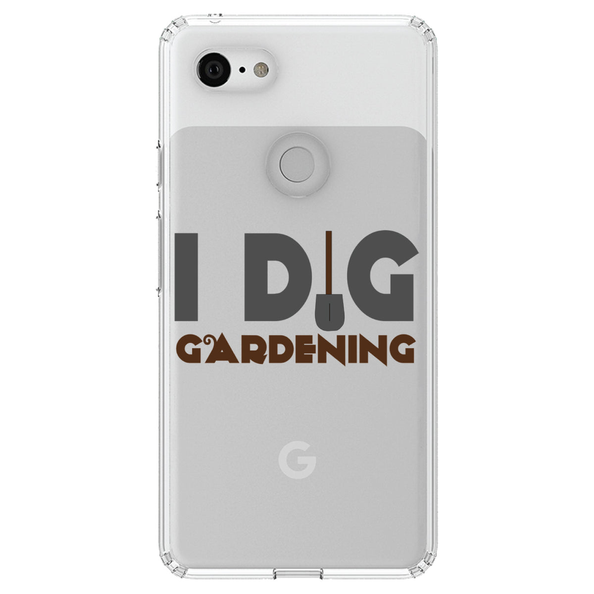 I Dig Gardening Clear Shockproof iPhone Case, view 21