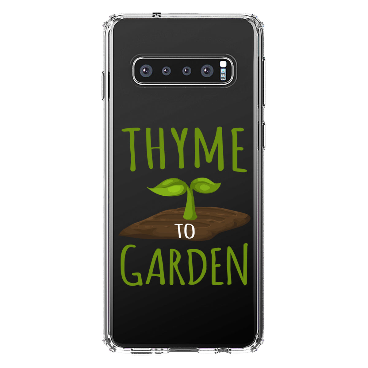 Thyme to Garden Clear Shockproof iPhone Case, view 17