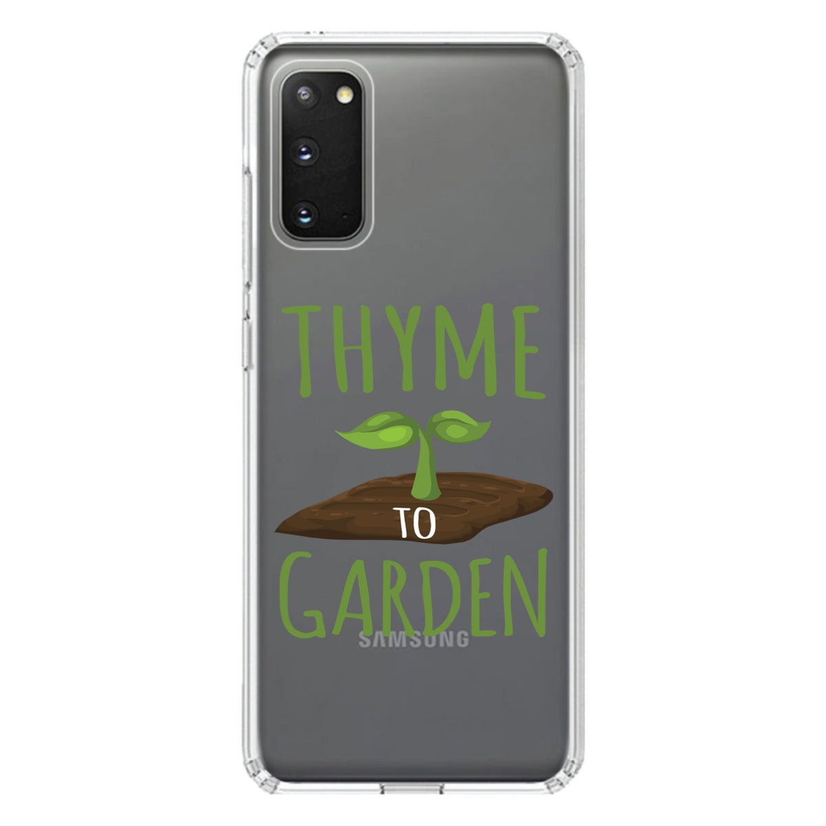 Thyme to Garden Clear Shockproof iPhone Case, view 14
