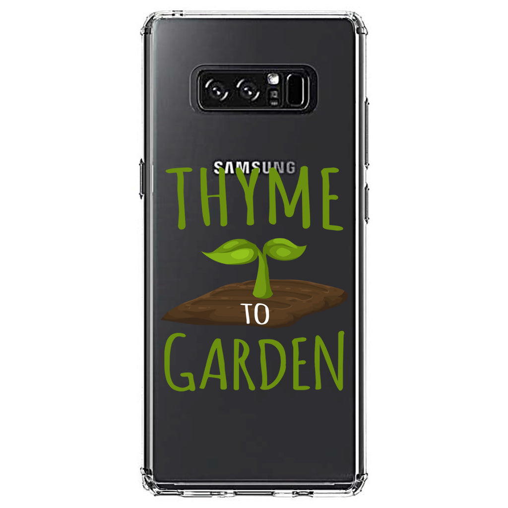Thyme to Garden Clear Shockproof iPhone Case, view 12