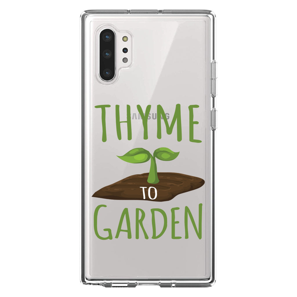 Thyme to Garden Clear Shockproof iPhone Case, view 10