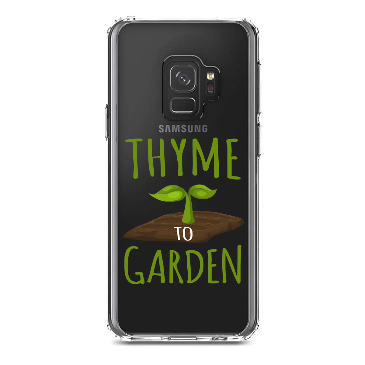 Thyme to Garden Clear Shockproof iPhone Case, view 19