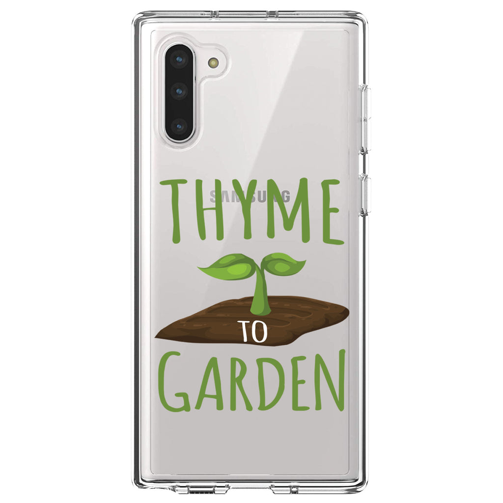 Thyme to Garden Clear Shockproof iPhone Case, view 9