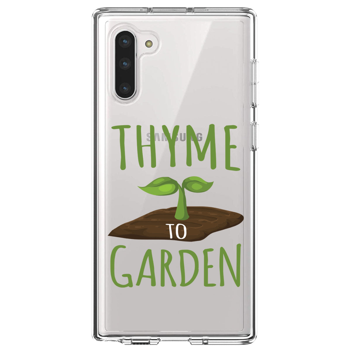 Thyme to Garden Clear Shockproof iPhone Case, view 9