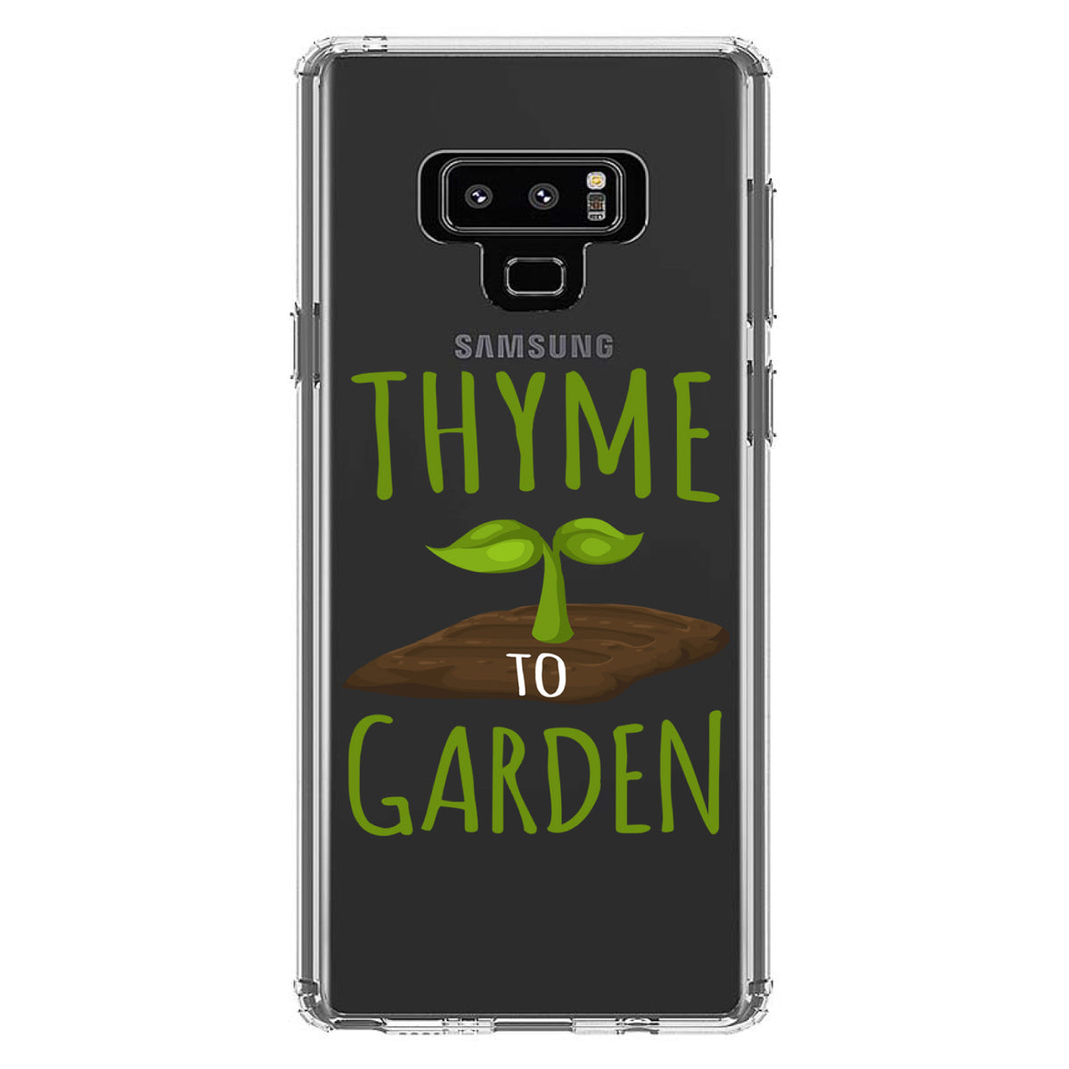 Thyme to Garden Clear Shockproof iPhone Case, view 11