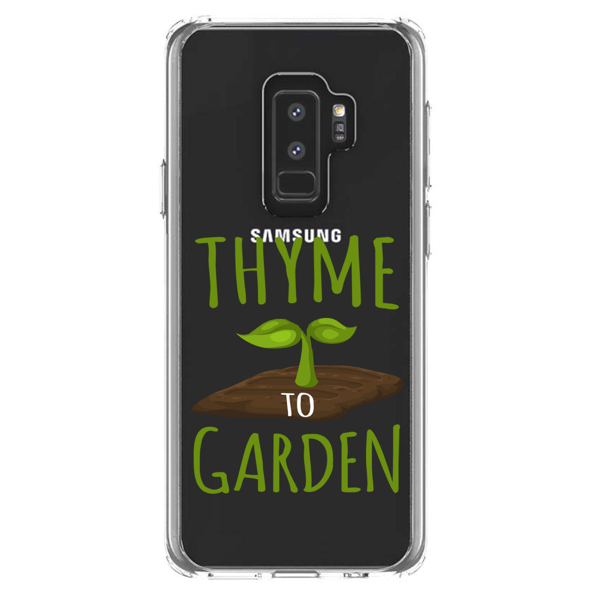 Thyme to Garden Clear Shockproof iPhone Case, view 20