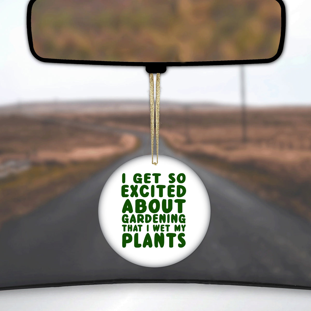 I Get So Exciting About Gardening I Wet My PLANTS Ceramic Ornament, view 3