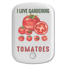 DistinctInk Magnetic Battery Pack, Wireless Portable Charger with USB-C Cable, Compatible with MagSafe iPhone 14 / 13 / 12 Series - I Love Gardening from My Head Tomatoes