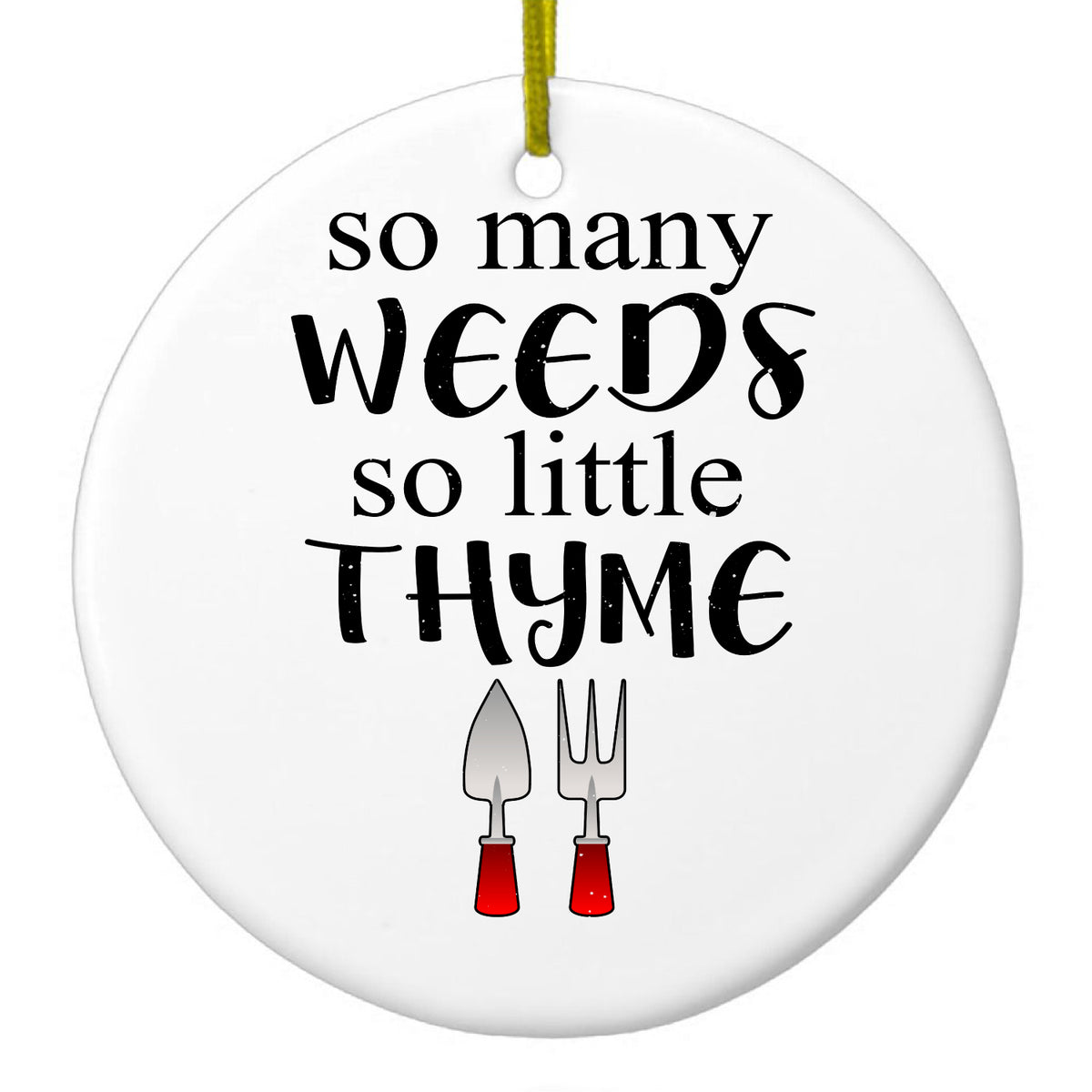 Gardening Ceramic Ornament