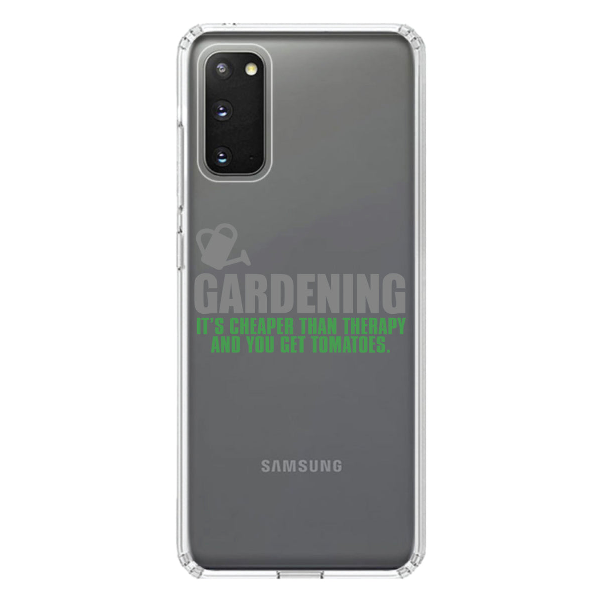 Gardening, Cheaper Than Therapy & You Get Tomatoes Clear Shockproof iPhone Case, view 14