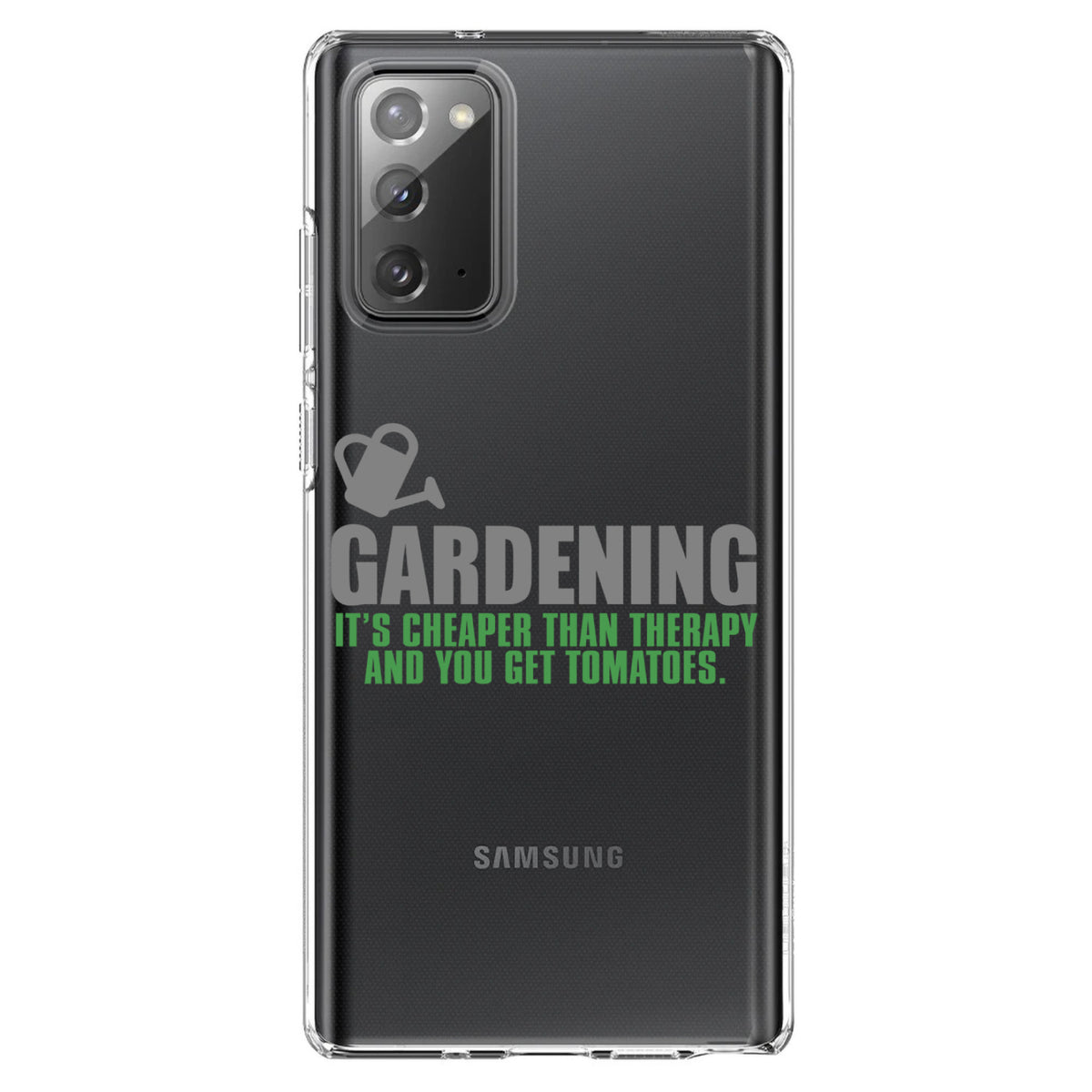 Gardening, Cheaper Than Therapy & You Get Tomatoes Clear Shockproof iPhone Case, view 7
