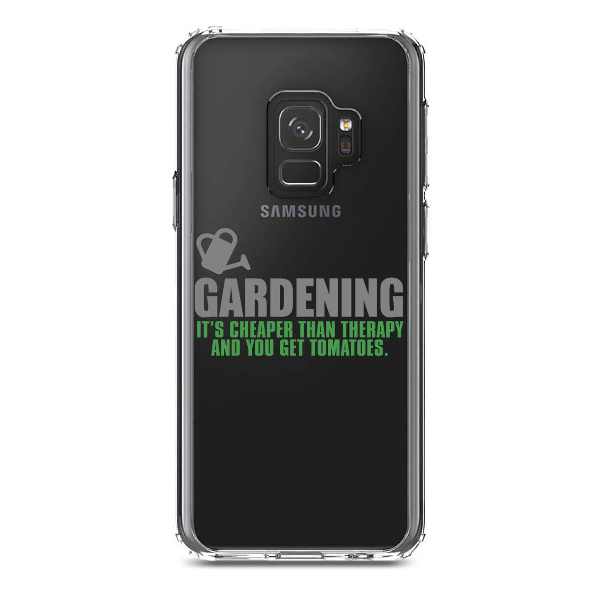 Gardening, Cheaper Than Therapy & You Get Tomatoes Clear Shockproof iPhone Case, view 19